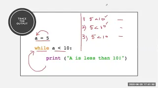 Python Repetition Structure While Loop Week 4 Lecture 7 Part 1