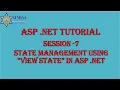 ASP Net Session - 7 Session state management using ViewState in ASP Net