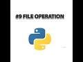 Python Tutorial File Operation pada Python