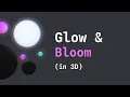 How to create bloom and glow effects in 3D with Spline