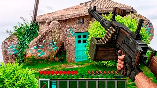 Minecraft in Real Life POV - PROTECT VILLAGER BASE in Realistic Minecraft MOVIE ANIMATION