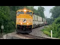 4K WOW WAS CATCHING NS 1800 WORTH IT Train action at CA Junction and Sante Fe Junction
