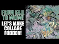 Lagu from fail to wow: LET'S MAKE COLLAGE FODDER BUTTERFLIES \u0026 FLOWERS!