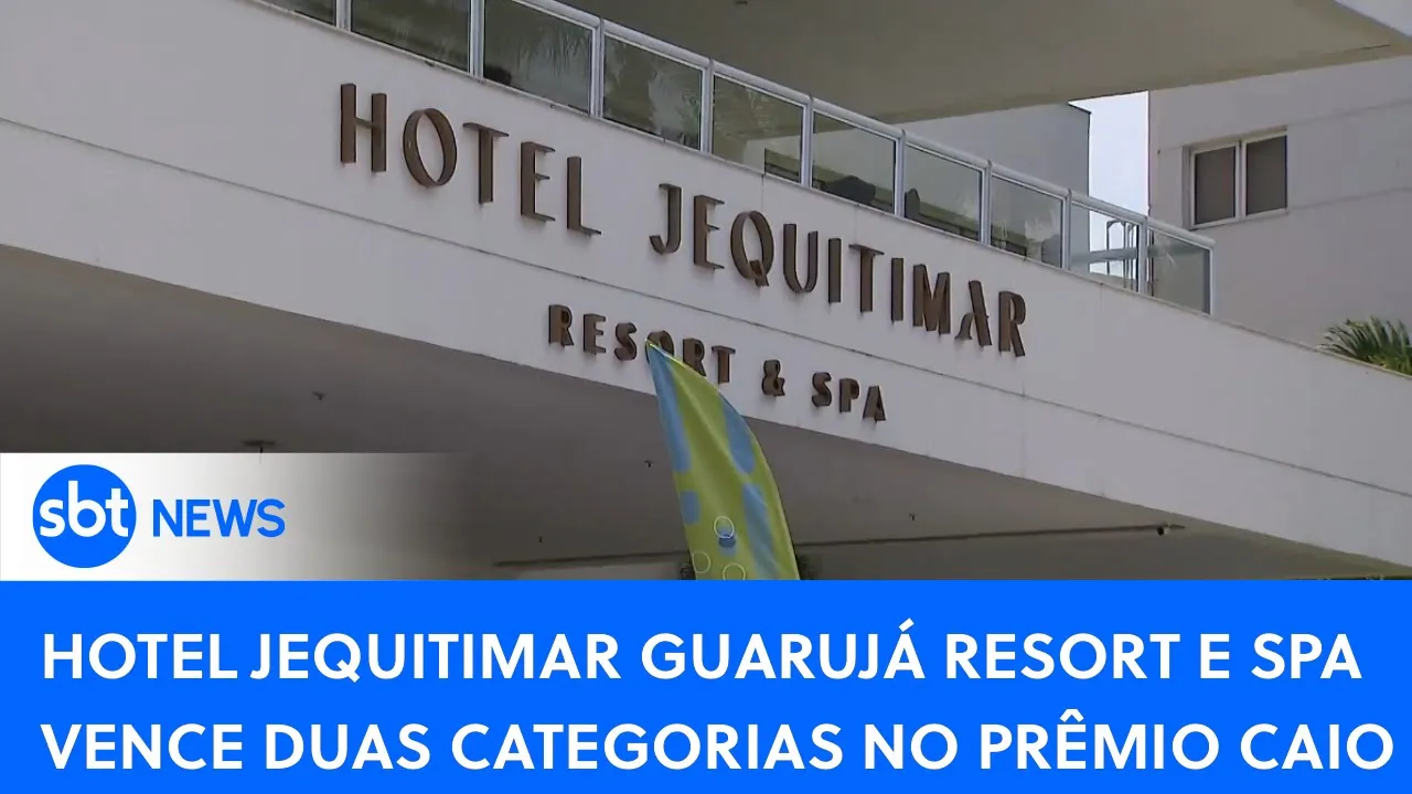 Hotel Jequitimar conquista duas premiações no Prêmio Caio | #SBTNewsnaTV (13/12/23)