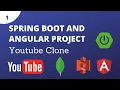 Spring Boot Angular Full Stack Project - Youtube Clone