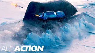 Muscle Car Vs Nuclear Submarine Fate Of The Furious Final Chase All Action 
