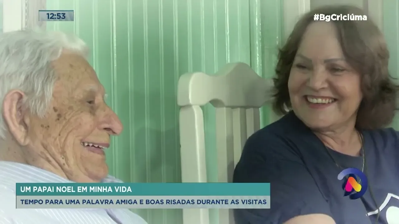 Um Papai Noel em Minha Vida: tempo para uma palavra amiga e boas risadas com a Pastoral do Idoso
