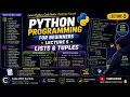 Welcome to Lecture 5 of the Python Programming for Beginners series