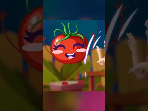 Dancing Vegetables | Sing Along With Me 🥕🍅🥦 #kidssongs #shorts