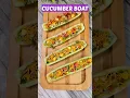 CUCUMBER BOATS 🥒 #viral #shortsvideo #food #recipe #shorts #short #24 #viralvideo