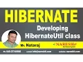 Developing HibernateUtil class Hibernate Tutorial Mr Nataraj