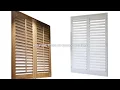 Poly vs Wood Plantation Shutters Which is Best