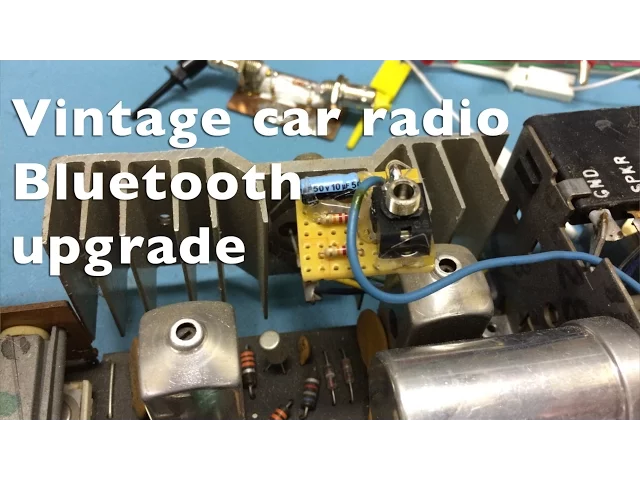 Download MP3 Vintage car radio Bluetooth upgrade