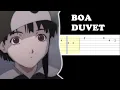 Download Lagu Boa - Duvet (Easy Guitar Tabs Tutorial)