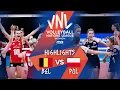 BEL vs. POL - Highlights Week 2 | Women's VNL 2021
