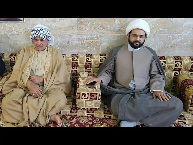 ⁣سماحة الشيخ مهدي الطرفي مع والده
