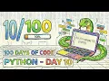 100 Days of Coding - Day 10 Nested Loops in Python for Pattern Printing
