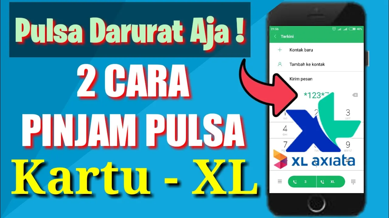 TERBARU CARA PINJAM PULSA XL SEPUASNYA 2021