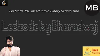 97 Leetcode 701 Insert into a Binary Search Tree JAVA
