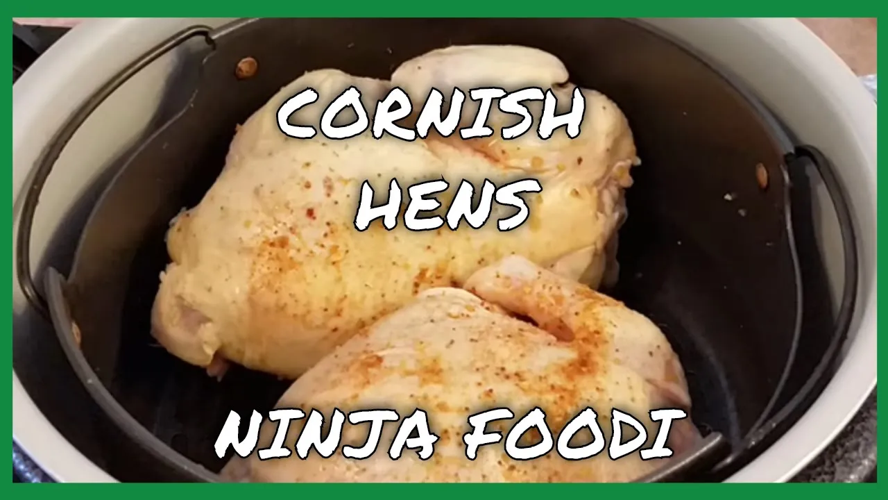 Ninja Foodi ~ How To Cook Cornish Hens