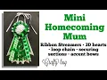 Lagu Mini Homecoming Mum/ How to make homecoming mum #homecomingmums #texashomecoming #homecoming