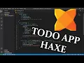 Haxe TODO list for beginners - ep 1
