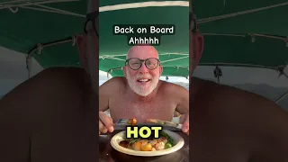 Enjoying Sunset and Outdoor Cooking Onboard #boatlife #travel #sailingjapan