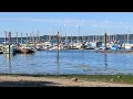 Tide Starting to Come In at Boston Harbor Marina Olympia WA