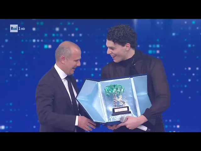Sanremo 2026 - Nicolò Filippucci vince nella categoria Nuove Proposte