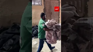 يوم أمس وصول شهيد إلى مستشفى الأقصى جسده لم يبق كما كان كومة لحم حملها المسعف بغطاء 