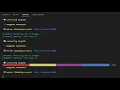 Terminal progress bar using node JS