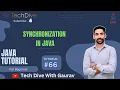 Synchronization in java with example multithreading in Java Tutorial
