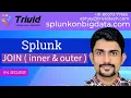 join inner and left or outer splunk training Splunk Join