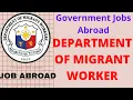 POEA APPROVED JOB ORDER AS OF JUNE 2022 - DMW II JOB ABROAD BY GOVERNMENT
