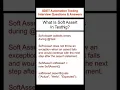 What is Soft Assert in TestNG SDET Automation Testing Interview Questions Answers
