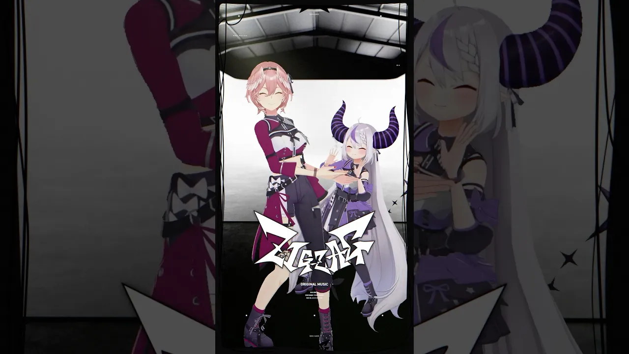 ラプと一緒に #ZIGZAGdance したよ? #shorts #ホロライブ #hololive #鷹嶺ルイ #ラプラスダークネス #dance