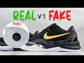 Nike Kobe 8 Protro Lakers Away REAL vs FAKE