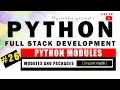 Live - Modules and Packages in Python Python Tutorial