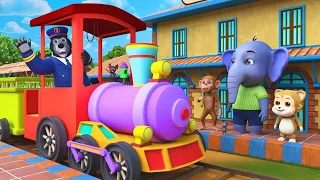 Rail Gadi Aayi Chuk Chuk | रेल गाड़ी | Bear Hindi Rhymes - Zappy Toons