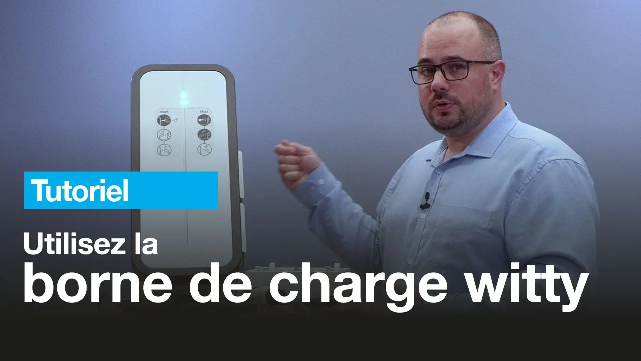 Utiliser une borne de recharge witty Hager