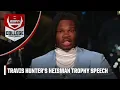 Travis Hunter wins the 2024 Heisman Trophy FULL SPEECH ESPN College Football