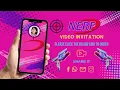 Nerf Birt ay Invitation - Nerf Girl Pink Theme Party Invite