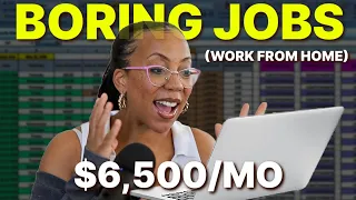 5 Boring But Low-Stress Work From Home Jobs That Pay Big Always Hiring in 2025