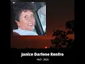 Janice Renfro Homegoing 2020