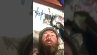 Taking a big wave while in my bunk #sailing