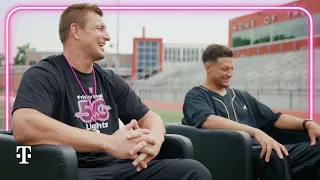 FN5GL is here. Watch Gronk, Patrick, and NIL talent reflect on their journeys | T-Mobile