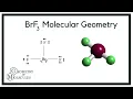 BrF3 Molecular Geometry Bond Angles Bromine Trifluoride
