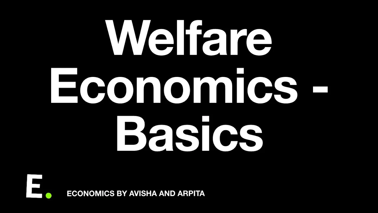 Welfare Economics - Basics