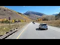Eastbound and Down I-70 Over Vail Pass During Autum Colors Winter Around the Corner