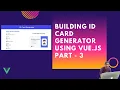 User ID Card Generator using js - Part 3